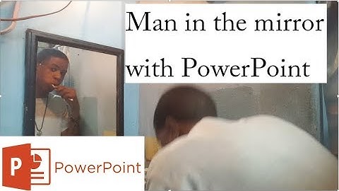 How To Create the Mirror Clone Effect using Microsoft PowerPoint |SpecialAndVisualEffects