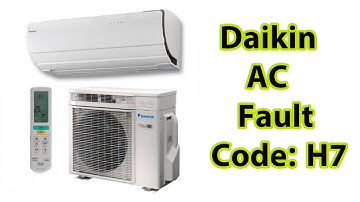 daikin air conditioner error code h7