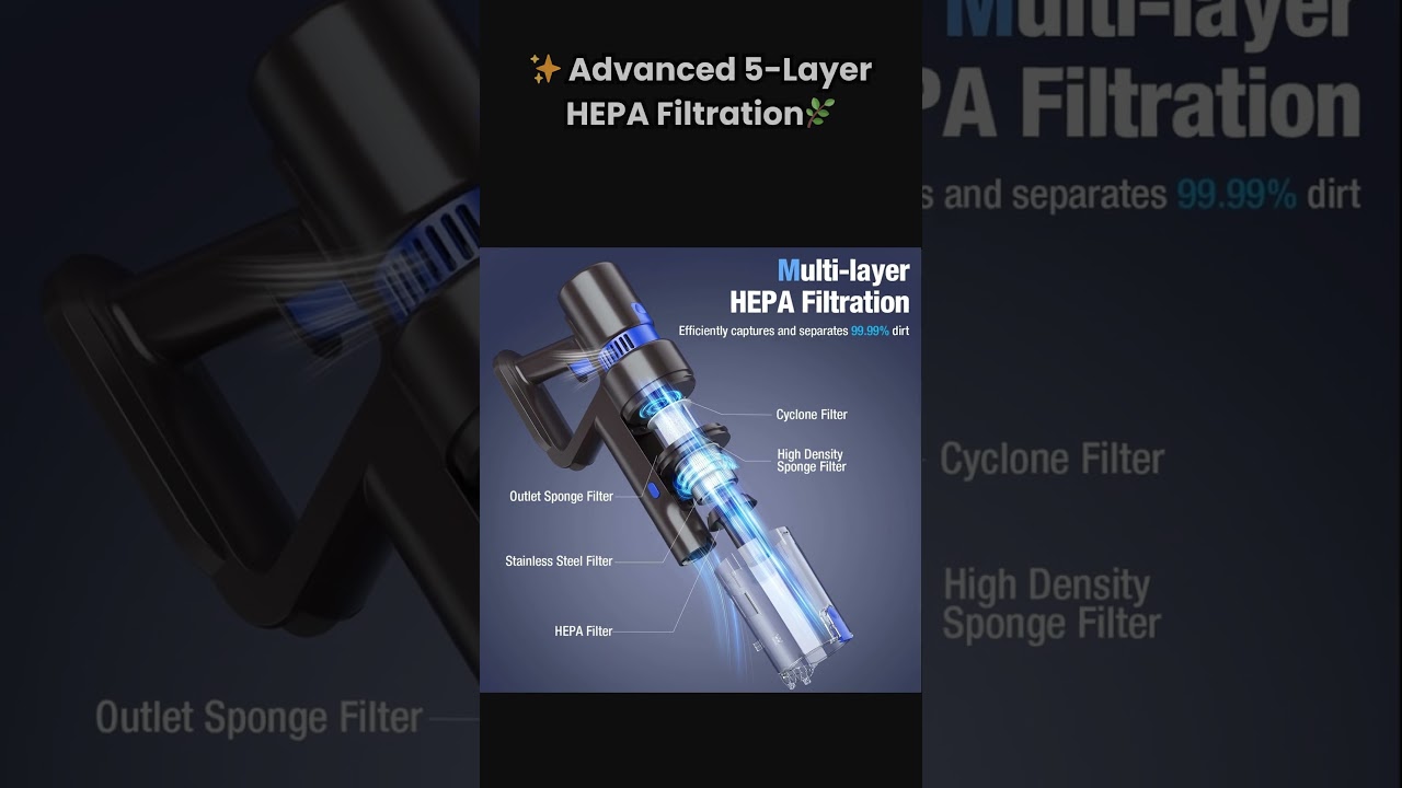 ✨ Cleaning Just Got Smarter – KCLASO Cordless Vacuum Cleaner! |  