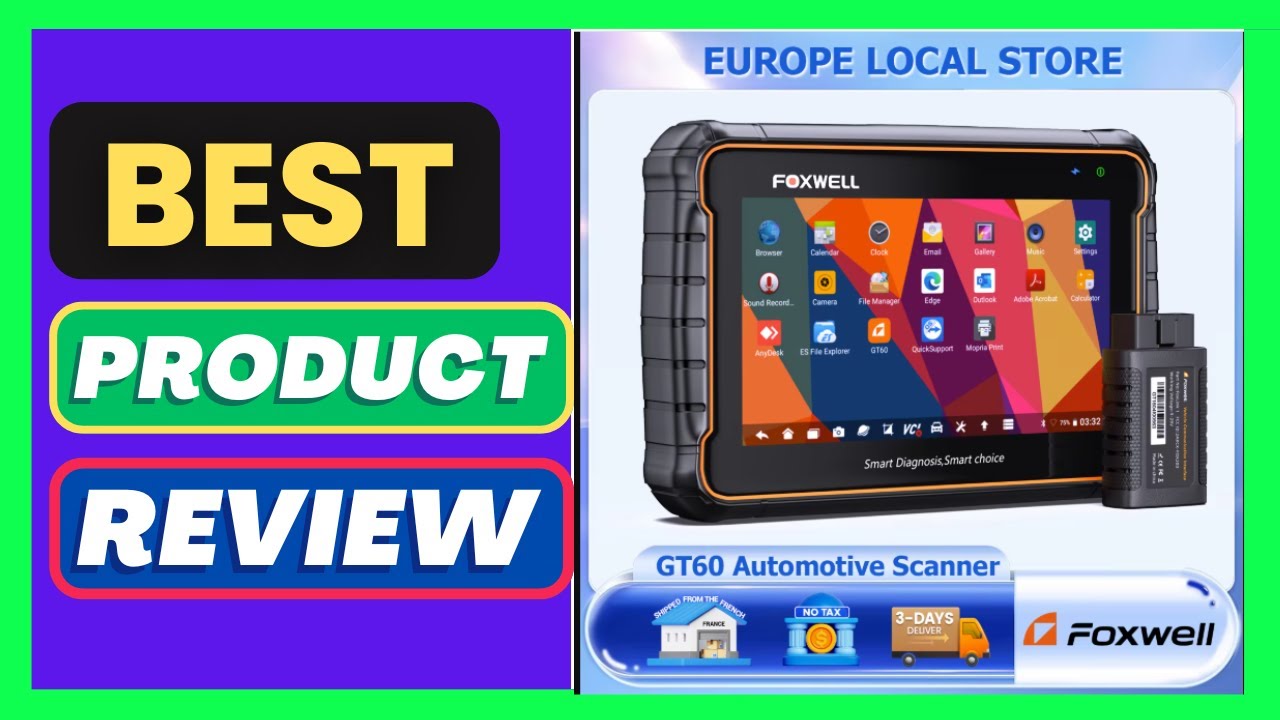 FOXWELL GT60 OBD2 Bidirectional Scan Tool 24+