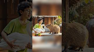 Capybara Và Con Thiên Nga Trắng Ạthình