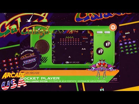 MyArcade Mini Galaga Pocket Player - YouTube