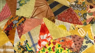 Make new fabric from scraps | craft room fabric organisation #slowstitching #scrapfabric @createandcraftwithchristine