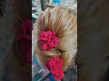 A beautiful hairstyle  for party  makeup  create by puja chetry 