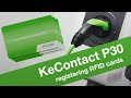 KeContact P30 | Registering RFID cards