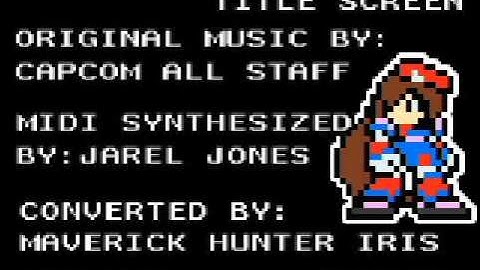 Megaman X3: Title Screen 8-bit