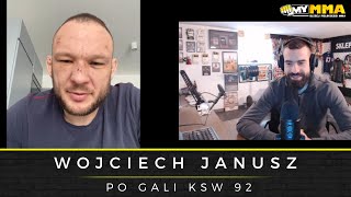 WOJCIECH JANUSZ | KSW 92 | Wygrana z Tomkiem Jakubcem | Złamanie ręki | Operacja | Powrót