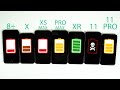 iPhone 11 vs iPhone 11 Pro vs Pro Max vs XR vs XS Max vs X vs 8 Plus Battery Life DRAIN TEST