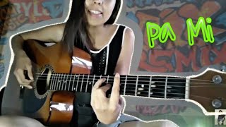 Vignette de la vidéo "Dalex - Pa mi (Remix) Cover Tutorial  Guitarra"