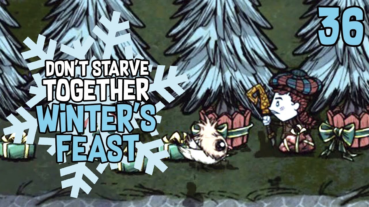 christmas trees klaus opening presents dont starve together don t starve christmas
