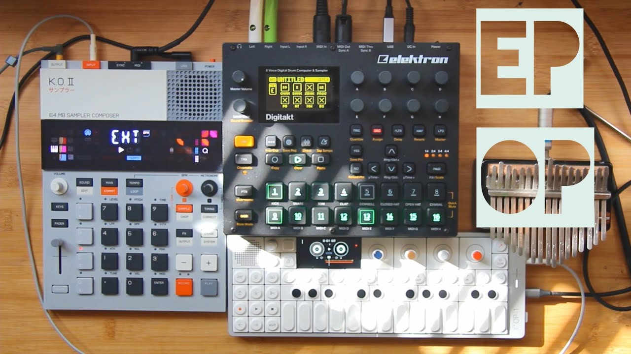 Teenage engineering EP-133 K.O.II,OP-1 field,Elektron digitakt