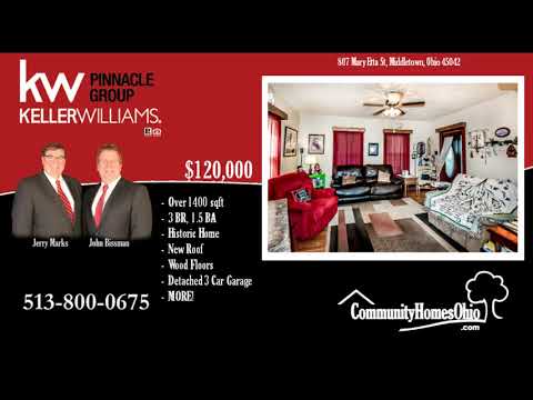 807 Mary Etta St, Middletown, OH home video tour
