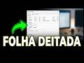 COMO DEIXAR A FOLHA DEITADA NO WORD Página Na Horizontal