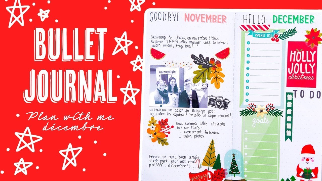 BULLET JOURNAL - PLAN WITH ME DECEMBRE + CONCOURS