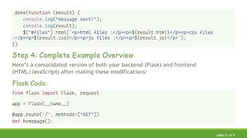 How to Solve the AJAX Not Returning Flask render_template Issue
