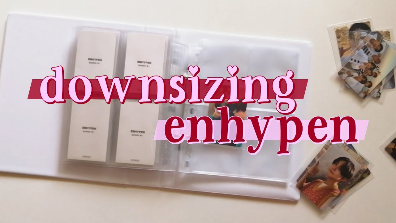 downsizing my enhypen photocard collection