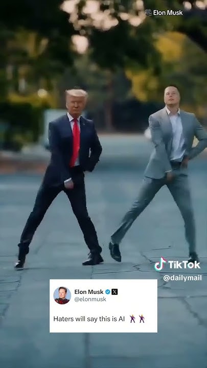 Trump and Musk dancing to Staying Alive - I dare you to share #elonmusk