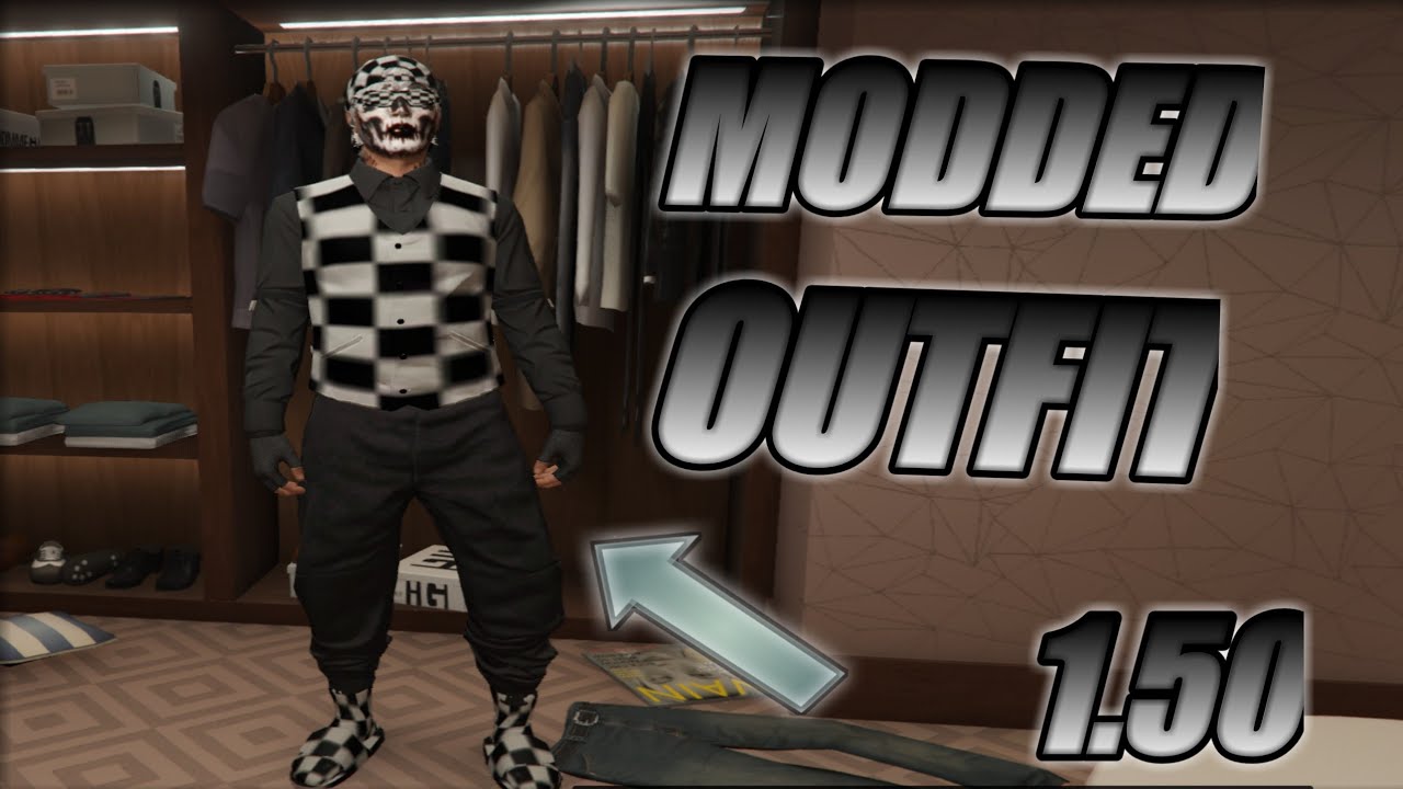 GTA 5 How To Get *Modded* CheckerBoard Outfit Transfer Glitch! YouTube