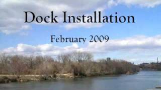 Time Lapse of Rocketts Landing Marina Dock Installation (2 of 2)