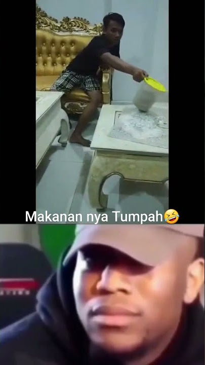 Video Ngakak makanannya tumpah 🤣