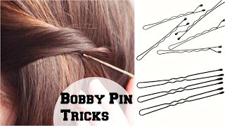 How To : Use Bobby Pins And Hair Pins Correctly So They Are Not Seen/ Easy Tips & Tricks