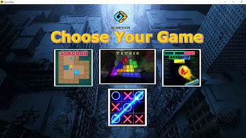 GAME BOX using Java & JavaFX