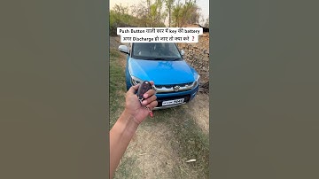 if key battery discharge ❓❓❓ #brezza #key #carkey #pushbutton #maruticars #hyundaicars #mahindra