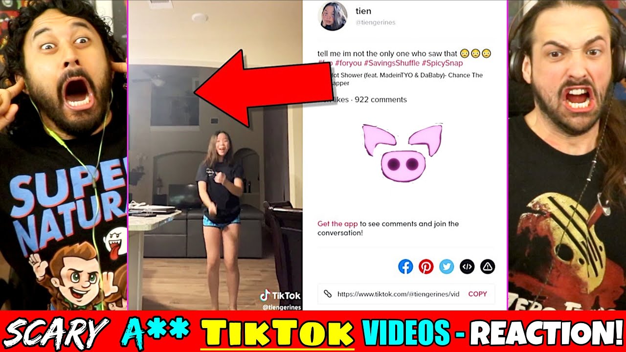 SCARY TIKTOK VIDEOS THAT CAN'T BE EXPLAINED REACTION! (Ghosts