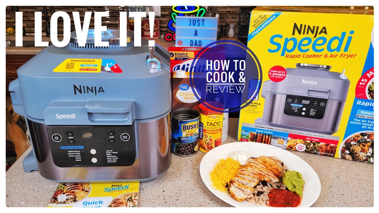  Ninja SF301 Speedi Rapid Cooker & Air Fryer, 6-Quart