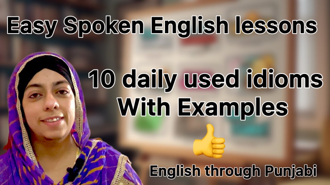10 Daily Use English Idioms with Examples👆 | Speak English Naturally🎯