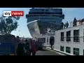 Cruise ship crashes into dock and tourist boat in Venice