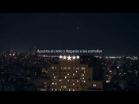 Apunta al cielo y llegarás a las estrellas.