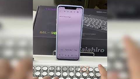 Mechanical Typewriter Keyboard Bluetooth 5.0 with LED Adjustable Backlight ML-981