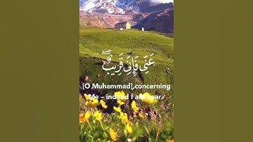{واذا سالك عبادي عني فاني قريب} ايات قرانية من سوره البقره|كنوز الطبيعة 🌹♥️