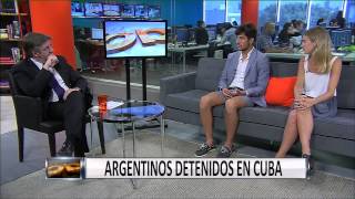 Argentinos detenidos en Cuba