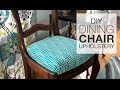 How to Reupholster Dining Chairs - DIY Tutorial