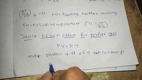 Joule kelvin effect in Telugu #(thermodynamic potentials and Maxwell equations)