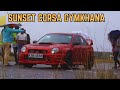 Drivers navigate through Rain-Soaked Nyahururu Airstrip as they battle out in  Gymkhana.