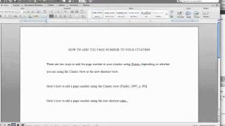 Zotero: How to Add Page Numbers