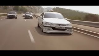 Taxi (1998) - Peugeot 406 STW vs Mercedes W124 500E Resimi