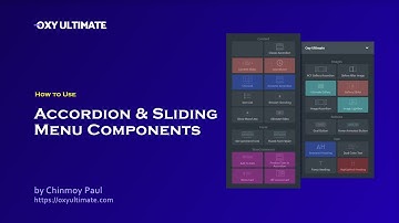 Accordion & Sliding Menu Component