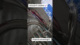 Ya Boy Bought A Euphonium! Full Review Coming Soon! #band #marchingband #brass #euphonium