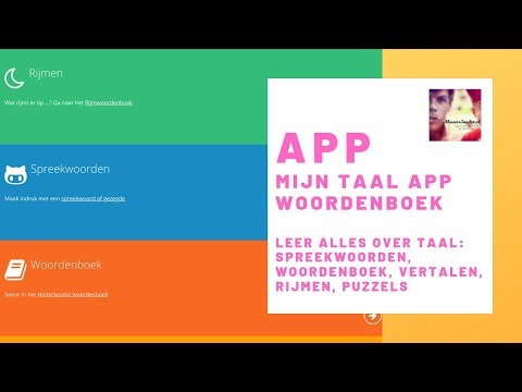 Mijn taalapp - woordenboek app