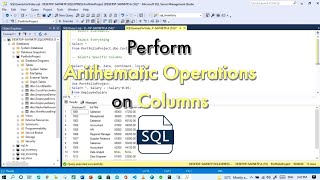 How to perform Arithmetic Operations on columns of SQL table? | SQL tutorial for beginners Profile