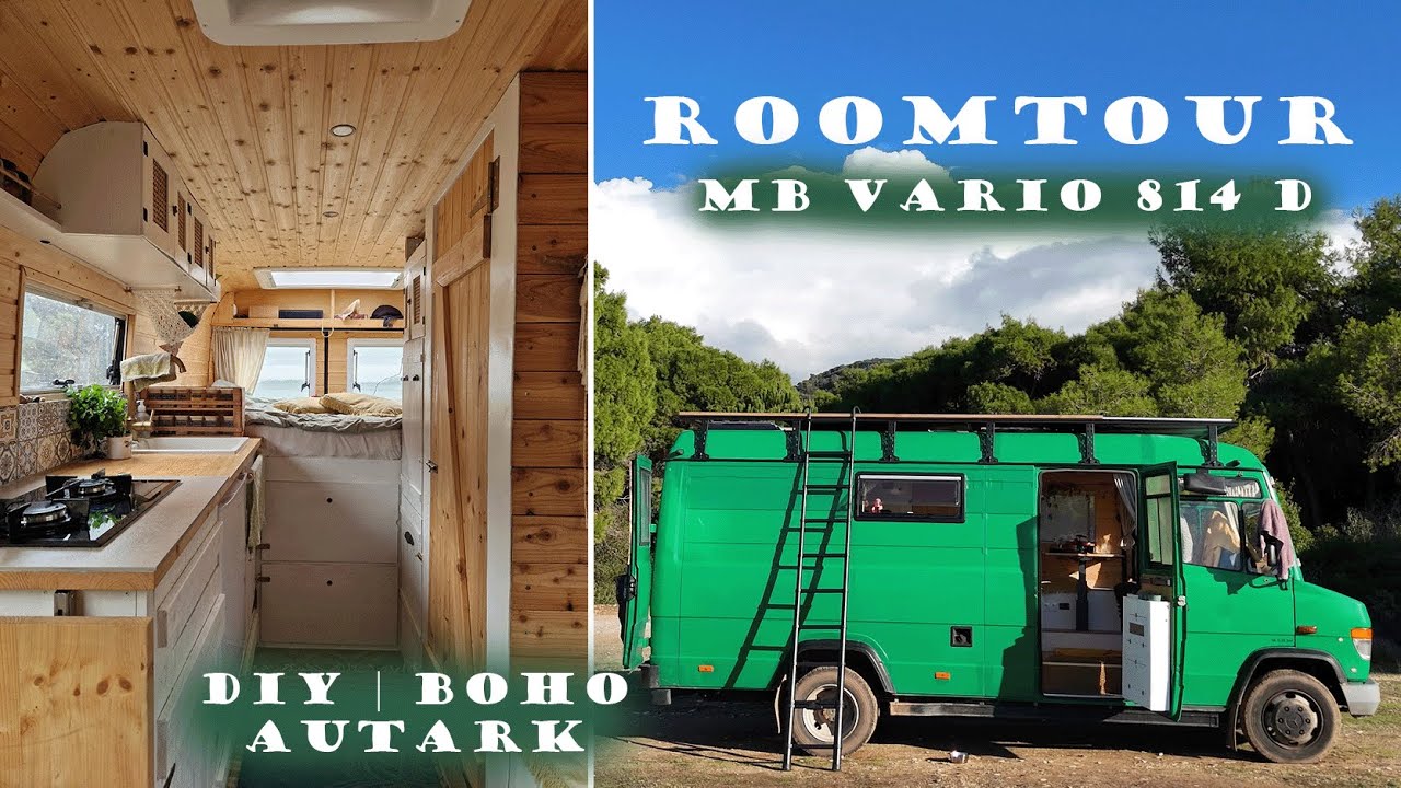 CAMPER ROOMTOUR - MB Vario 814 D - DIY VAN CONVERSION - Fulltime Vanlife