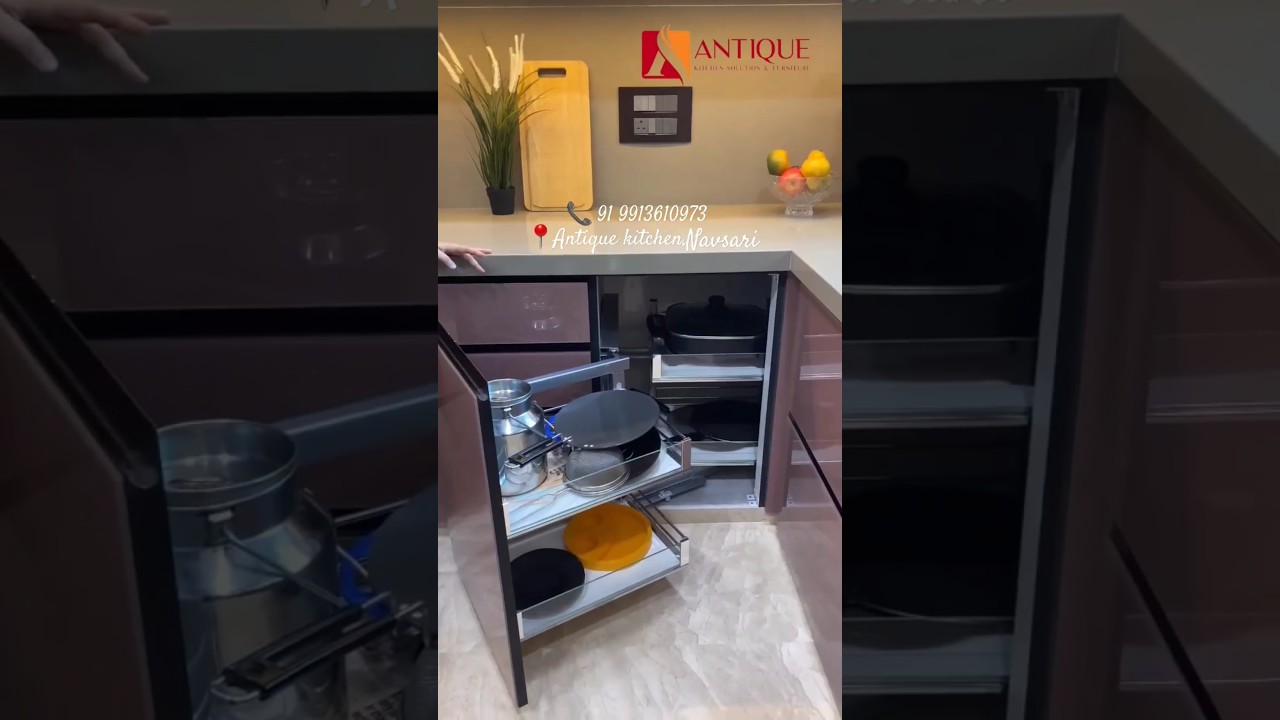 Magic corner modular kitchen 