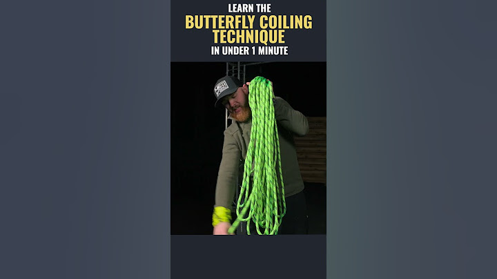 The BEST Way to Coil Your Rope #arborist #treeclimbing