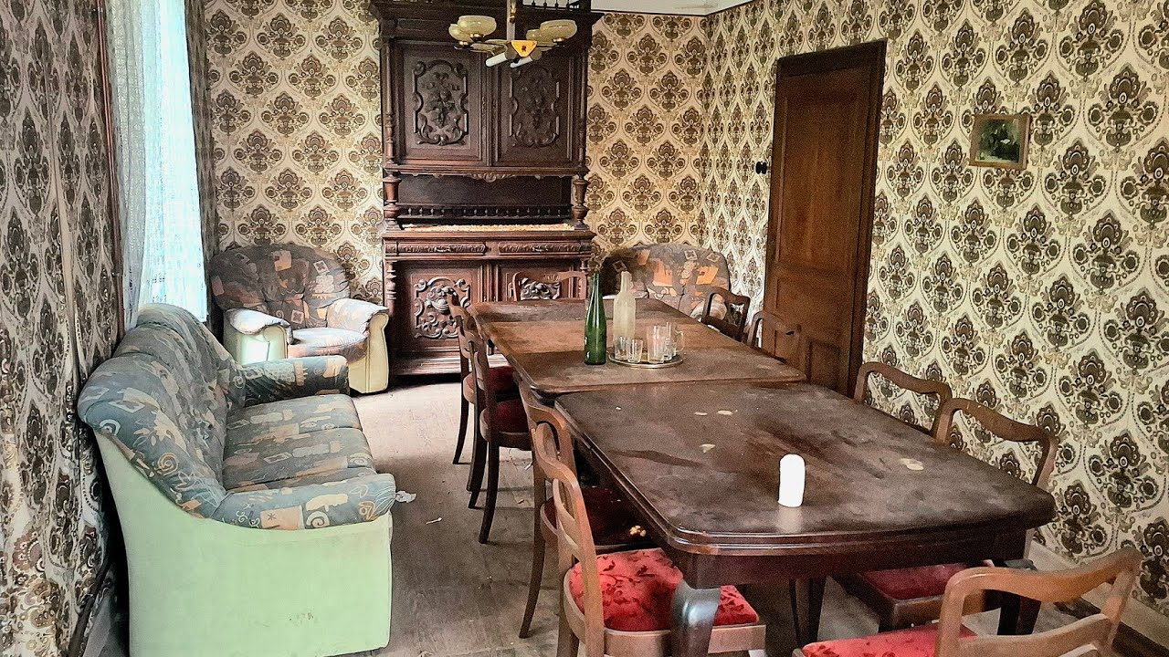 Opuszczony dom w Luxemburgu  z pieknym wyposażeniem 🇱🇺