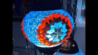 9 Big Globes Turkish Moroccan Mosaic Floor Lamp, 185Cm Hieght, Decor 9Big Balls Flore Lantern Lamp