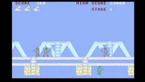 Possibly The Worse Game Ever - Green Beret - Commodore Plus 4